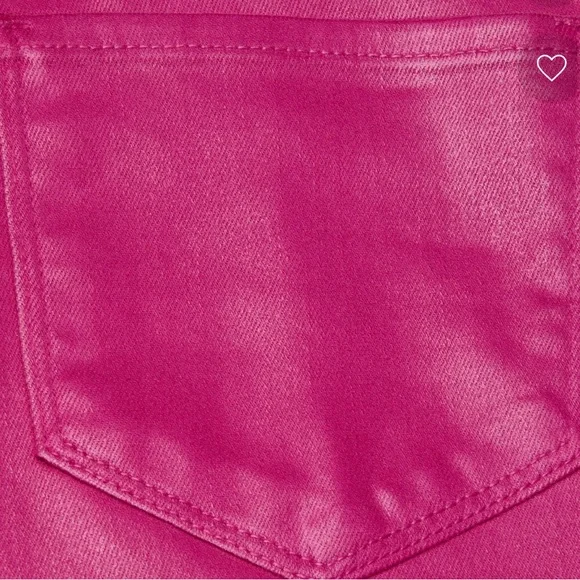 L'AGENCE Sexy Marty High Rise Flare Coated Jeans | Fuchsia Pink 24 NWOT Hot! - Picture 5 of 9